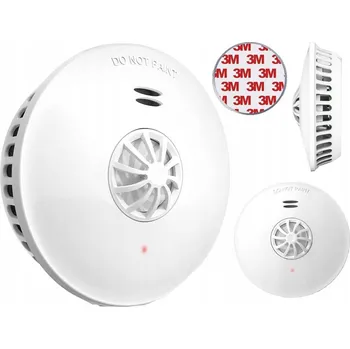 Hlásič požáru Bezdrátový hlásič požáru a kouře s LED >85dB, certifikovaný Jemay