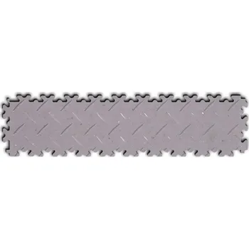 Dlažba Značkovací vinylová dlaždice SimpleJack Eco Triton Crystal úzká 12 x 51 cm Barva: Šedá