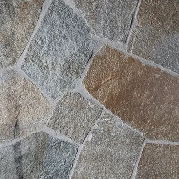 Venkovní dlažba Dlažba kamenná DEKSTONE Q 102 Quarzite Luserna Red kvarcit přírodní 8–12 ks/m2