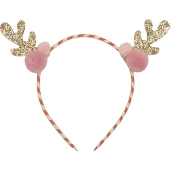 Čelenka Rockahula - Čelenka do vlasů - Sobí pruhovaná s Pom Pom