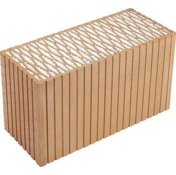 zdivo Cihla broušená HELUZ FAMILY 44-R 2in1 rohová, s tepelnou izolací 187×440×249 mm