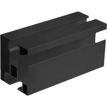 Stavební profil Profil HNP1 40×45×4 300 mm elox černý