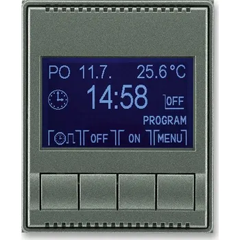 vypínač Hodiny spínací digitální ABB Time antracitová