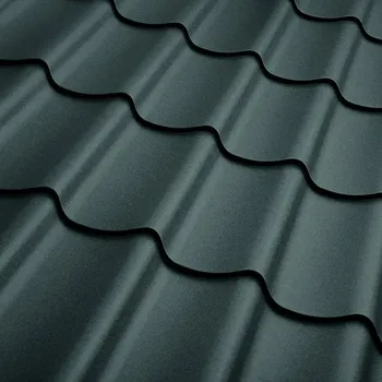 plechová krytina Velkoformátová profilovaná plechová střešní krytina SATJAM Trend APMS RAL 9005 černá