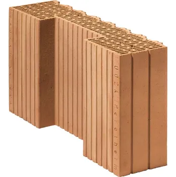 cihla Cihla broušená poloviční koncová Porotherm 50 EKO Profi 1/2 K P8 500×125×249 mm