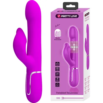 Vibrátor Pretty Love Falin Twinkled Tenderness 4in1 Rabbit Vibrator Pink