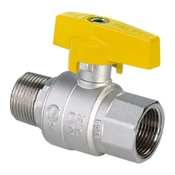 Ventil Kohout kulový plyn 1/2" MF s motýlkem