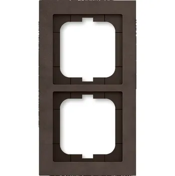 vypínač Rámeček ABB Busch-axcent dvojnásobný papír hnědý