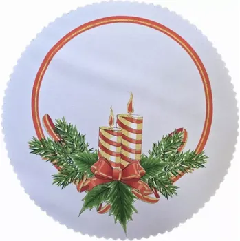 prostírání Vánoční prostírání 29 cm - SVÍČKY