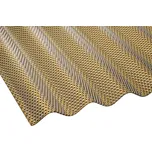Deska polykarbonátová vlnitá MARLON CSE Diamond VL 76/18 2UV bronz 1,045×2 m