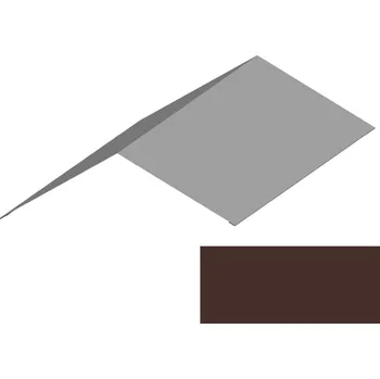 Střecha DEK Hřebenáč RS416S-120 SP&nbsp;25 RAL 8017 hnědá