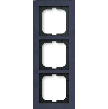 vypínač Rámeček ABB Busch-axcent trojnásobný papír modrý