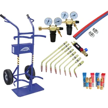 Svářečka Set autogen – sada pro svařování plamenem s vozíkem