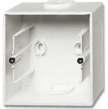 vypínač a zásuvka Krabice nástěnná ABB Future jednonásobná mechová bílá