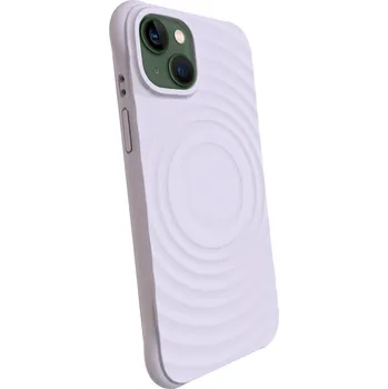 Pouzdro na mobilní telefon Picasee Shock-proof case MagSafe na Apple iPhone 13 - Vlastní gravírování - Fialová