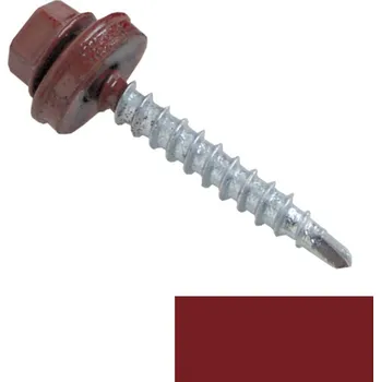 Šroub Šroub samořezný spojovací MAXIDEK 4,8×35 RAL 3011 červenohnědá