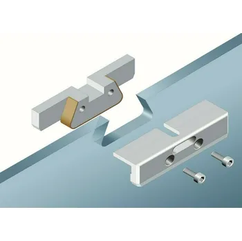 Vsazovací kování Eclisse pro celoskleněné dveře tl. 10 mm