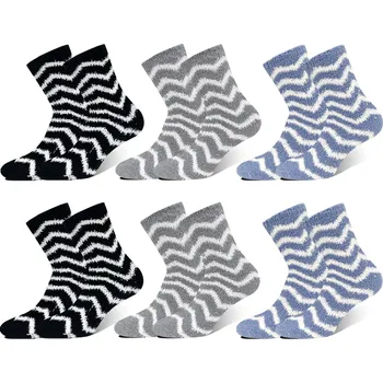 Pánské tričko Emi Ross Pánské pruhové termoponožky XLFH6005 6 párů Velikost: 39-42