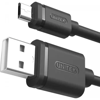 Datový kabel Unitek Y-C455GBK USB 2.0/micro USB M/M, 2m, černý