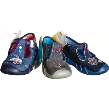 Chlapecké bačkory Befado papuče vyšší chlapecké - suchý zip-sponka Velikost: 25