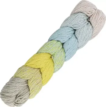 Příze Woolly Hugs Rope plait 189 Pastelové melírové ombré (Špagátová příze Rope plait 189 Pastelové melírové ombré)