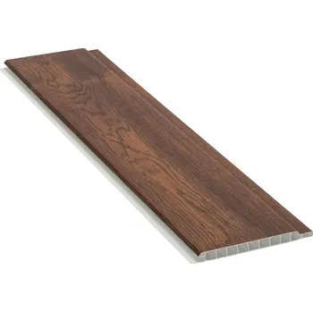 Obklad Palubka obkladová plastová s fólií ořech 100×9×3000 mm 1 ks