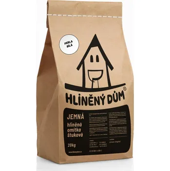 Omítka Omítka hliněná HLINĚNÝ DŮM JEMNÁ PERLA 20 kg