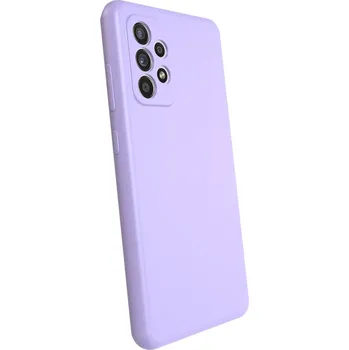 Pouzdro na mobilní telefon Picasee Liquid case na Samsung Galaxy A52 5G A525F - Vlastní gravírování - Fialová