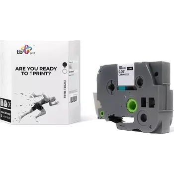 Počítač Páska pro štítkovače BROTHER, černý tisk na bílém podkladu 18 mm x 8 m