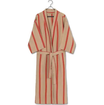 Úložný box Ferm Living Lněný župan Camel/Red