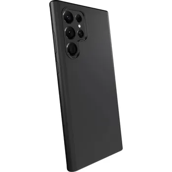 Pouzdro na mobilní telefon Picasee Liquid case na Samsung Galaxy S22 Ultra 5G - Vlastní gravírování - Černá