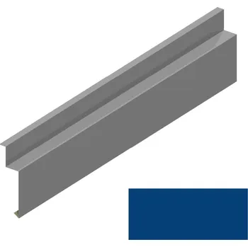 Střešní lemovaní Dilatační lišta RS138S-90 SP 25 RAL 5010 modrá