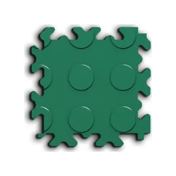 Dlažba Značkovací vinylová dlaždice SimpleJack Triton Planet roh 12 x 12 cm Barva: Zelená