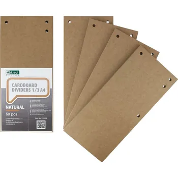 d.rect - rozdružovač 10,5 x 24 cm, kraft, 50 ks