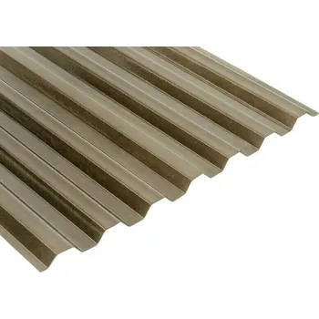 Průsvitná krytina Deska polykarbonátová trapézová MARLON CSE Original TR 76/16 2UV bronz 1,06×3 m