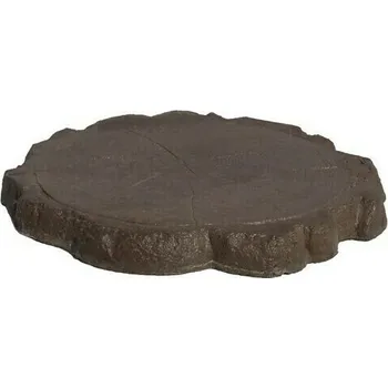 Venkovní dlažba Dlažba betonová Presbeton BARK letokruh 2 reliéfní hnědá 455×470×45 mm