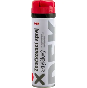 Stavební chemie Sprej značkovací DEK červený, 0,5 l
