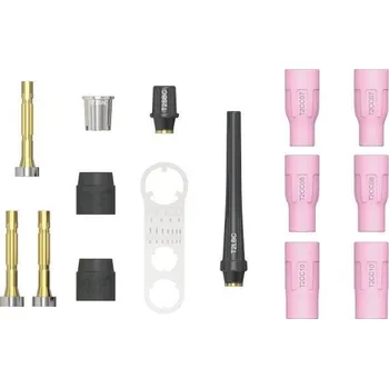 Stavební hořák Sada vybavení AK4 s plynovou čočkou 2,4/3,2/4,0 mm pro ARC T2/T3W/T4W