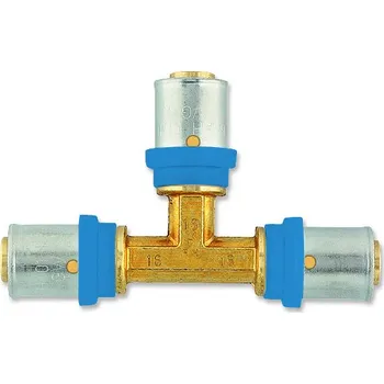 Vodovodní potrubí T-kus Pipelife Radopress 26×26×26 mm