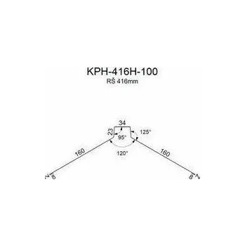 Hřebenáč RS416H-120 SP25 RAL7035 0,50mm 2bm