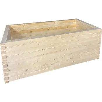 Vyvýšený záhon Záhon roubený 2000×1000×720 mm