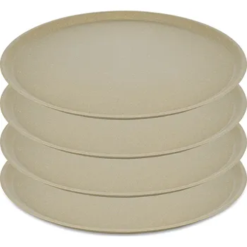 Talíř Talíře CONNECT, , Ø 25 cm, 4 kusy, červená barva, KOZIOL