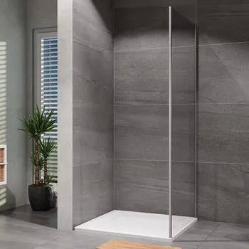 Sprchová stěna Vati 900 mm, sklo čiré, profil chrom, Lansanit LAN05029