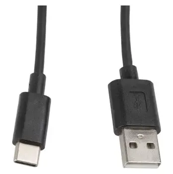 Datový kabel Lanberg CA-USBO-10CC-0010-BK USB-C, 1m, černý