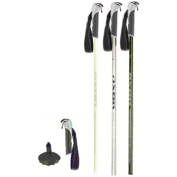 Běžecké lyžování Axon Tempex Softplast white - hole na běžky vel. 135 cm (Běžecké hole Axon Tempex Softplast)