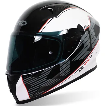 Helma na motorku XRC DROD black/white/red vel. S