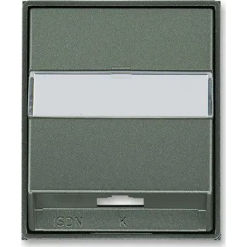 vypínač Kryt zásuvka ISDN jednonásobná ABB Time antracitová