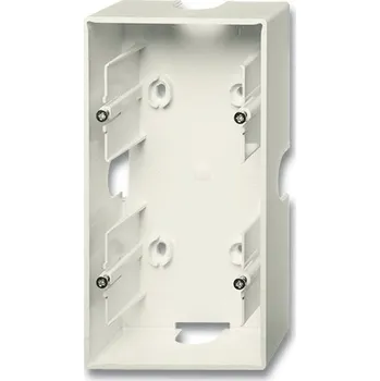 vypínač Dvojkrabice přístrojová nástěnná Future linear slonovina