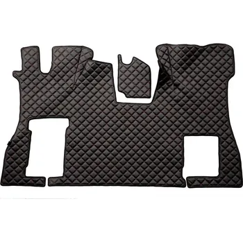 Ochranný autopotah Rohože Celá Podlaha Prošívaný Eko-Kůže, Scania S penvá sedačka spolujezdce (01.2017-)- černo/červená