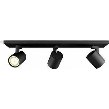 Bodové svítidlo Svítidlo GU10 s vypínačem Philips HUE Runner 3× žárovka LED 5 W černá